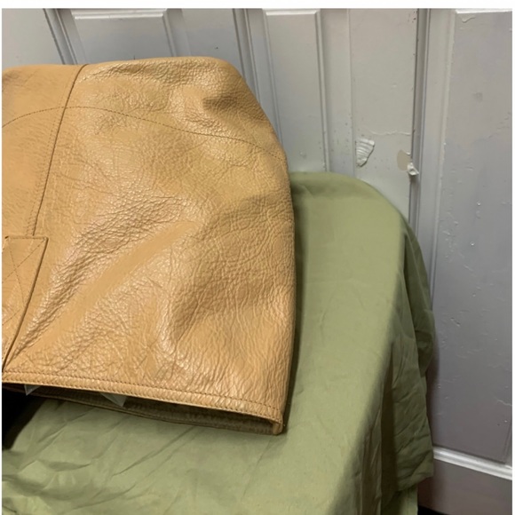 Authentic PRADA Beige Leather Tote Bag - Picture 10 of 12